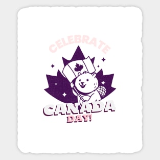 Celebrate Canada Day! Sticker